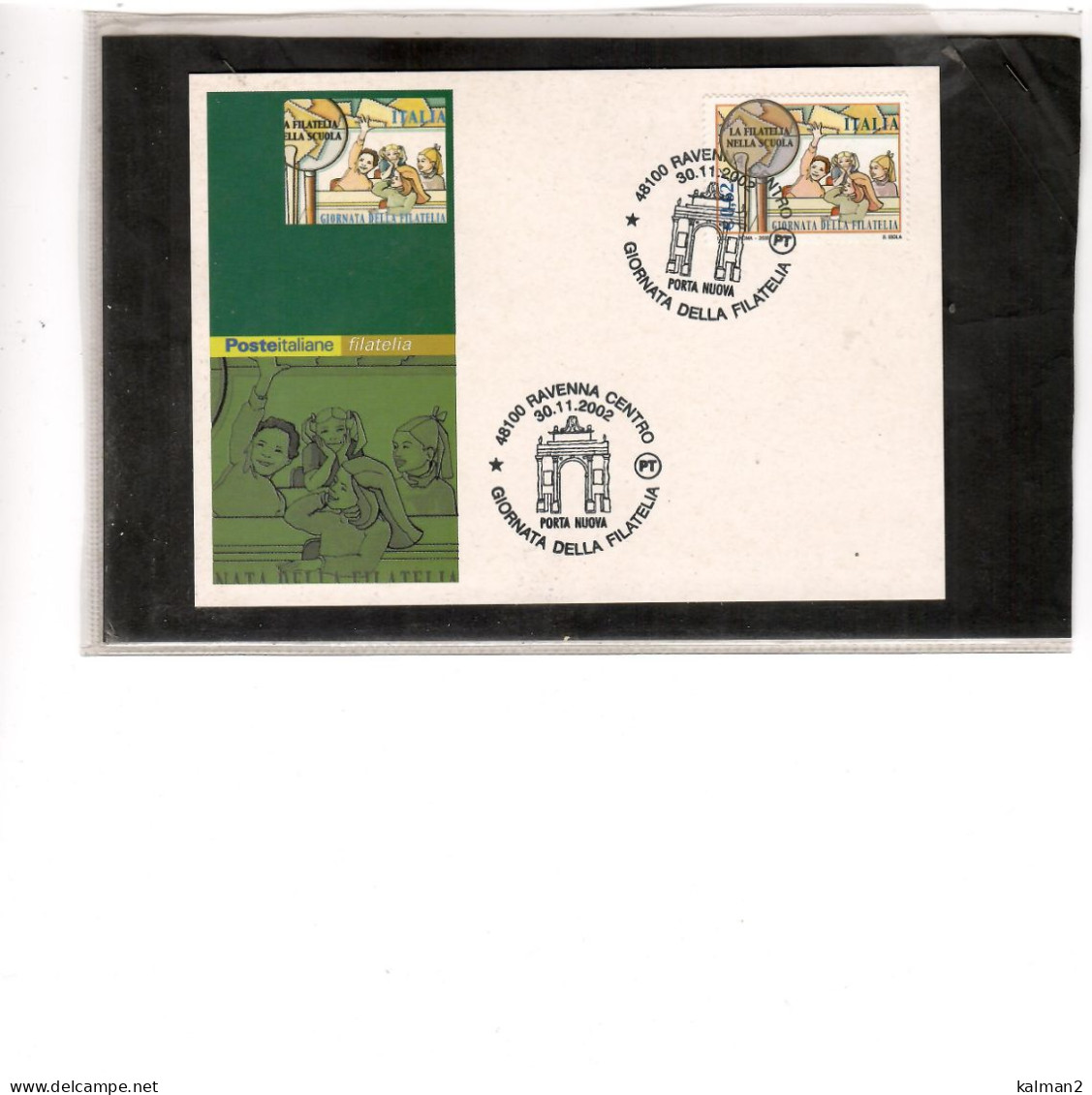 TEM20101 - RAVENNA  30.11.2002  /  GIORNATA DELLA FILATELIA - Briefmarkenausstellungen