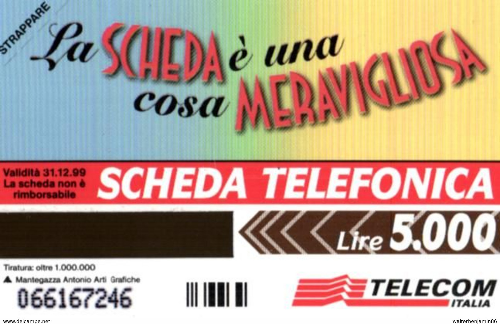 G 648 C&C 2720 SCHEDA TELEFONICA NUOVA MAGNETIZZATA CAMPAGNA TV MONETE COME FOTO - Public Special Or Commemorative