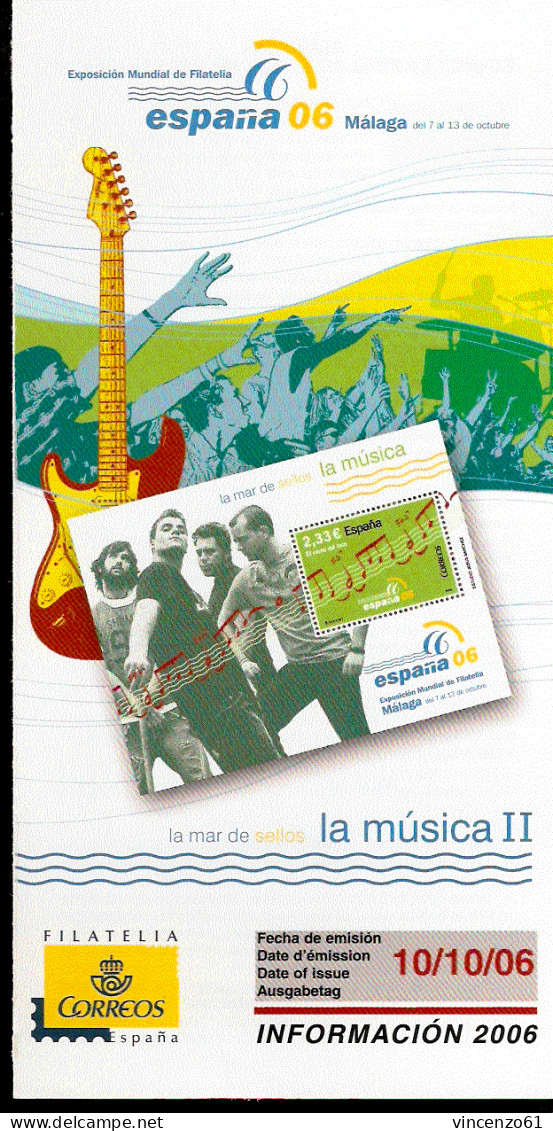 2006 Bollettino Bulletin Espana La Musica - Musica