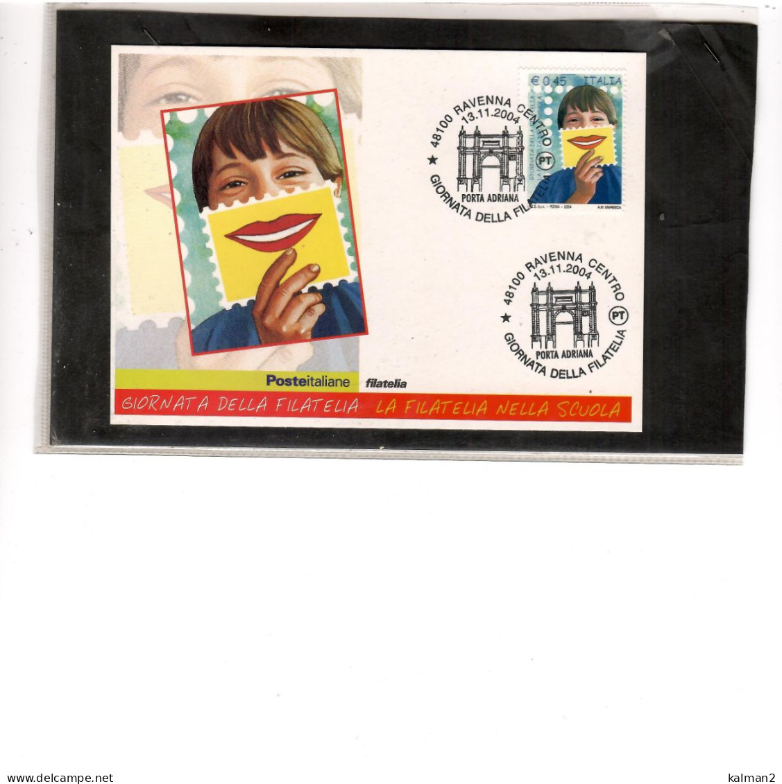 TEM20103 -  RAVENNA 13.11.2004     /     GIORNATA DELLA FILATELIA - Briefmarkenausstellungen