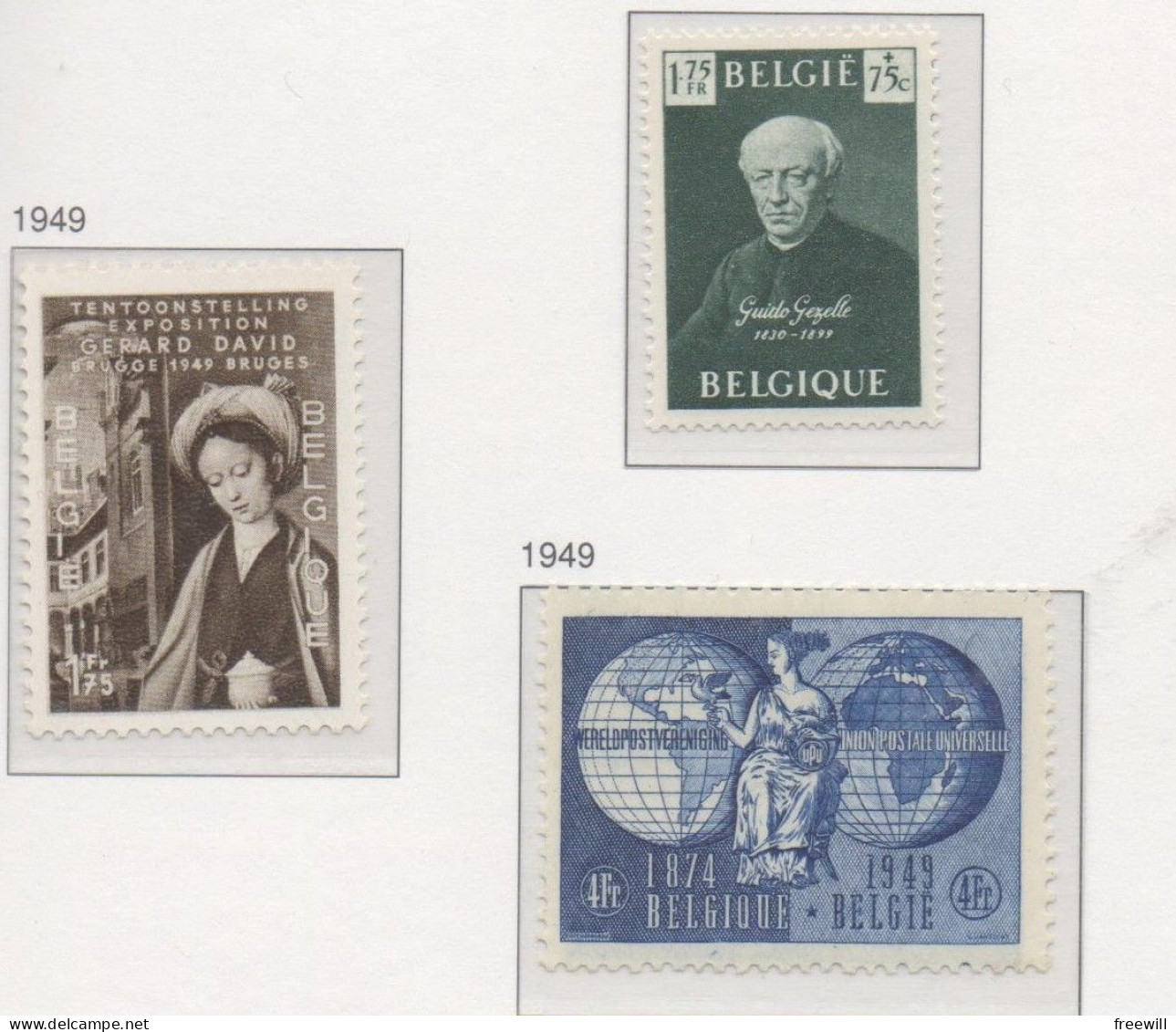 Belgique België  1949 Timbres Divers - Various Stamps -Verschillende Postzegels XX - Ungebraucht