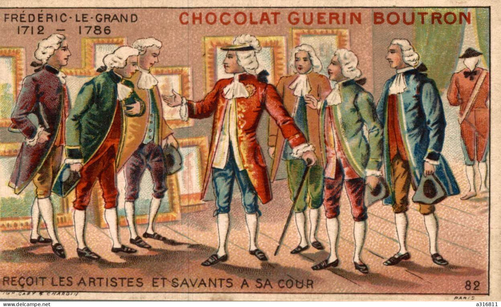 Chocolat Guerin Boutron  Recoit Les Artistes A Sa Cour - Guérin-Boutron