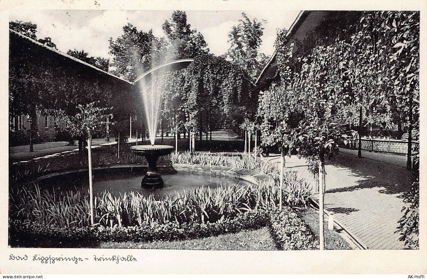 Bad Lippspringe - Kurpark Gelaufen 1936 - Bad Lippspringe