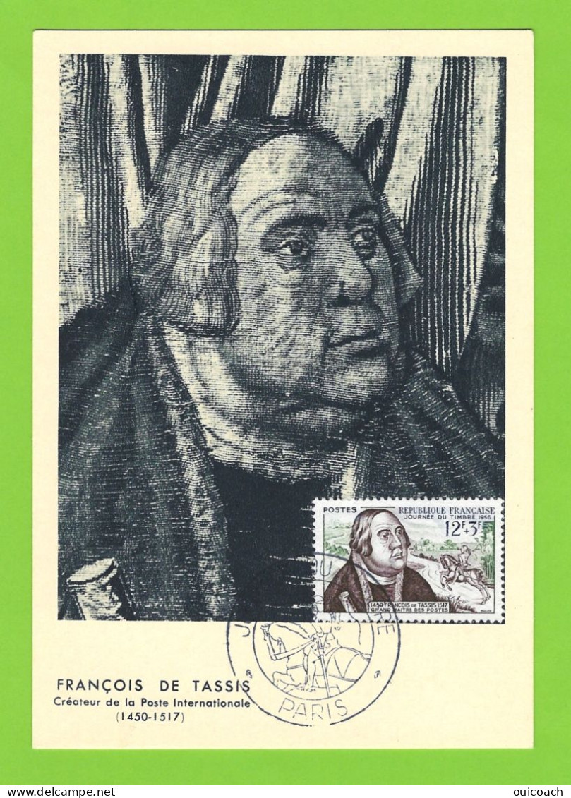 Postier à Cheval, François De Tassis Carte-maximum 1054 - Poste