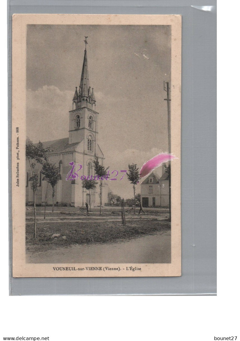CPA - VOUNEUIL SUR VIENNE 86 - L'Eglise  1906 - Vouneuil Sur Vienne