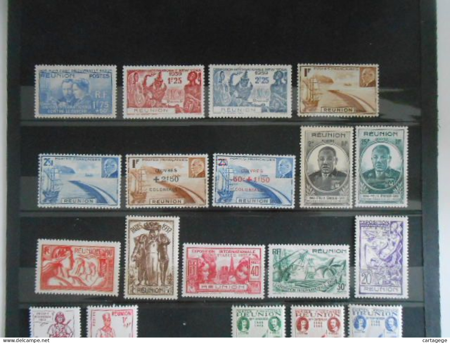 REUNION YT LOT DE TIMBRES DIVERS* - Used Stamps