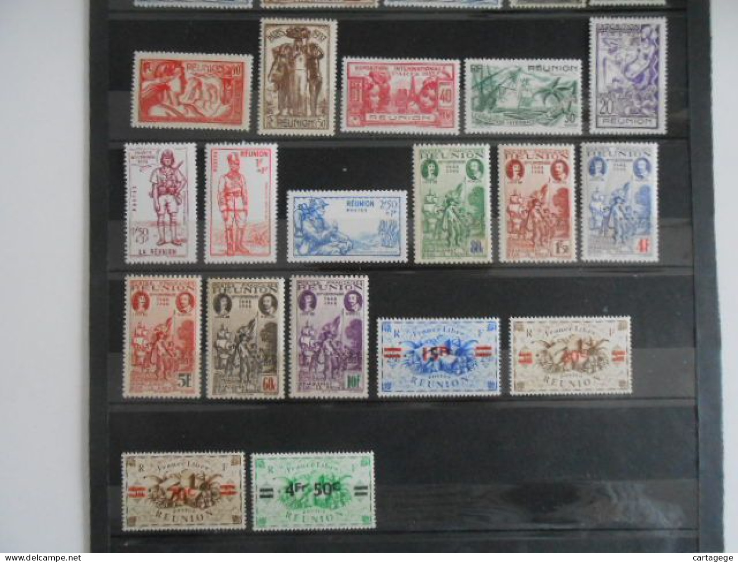 REUNION YT LOT DE TIMBRES DIVERS* - Used Stamps