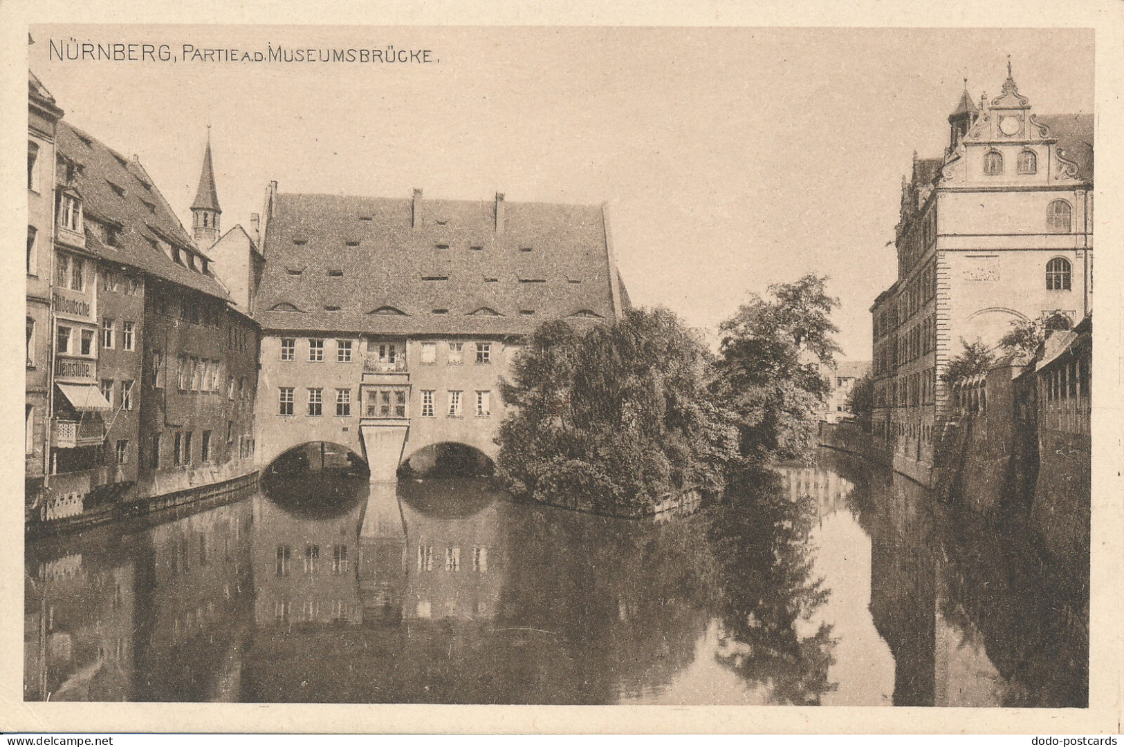 PC46610 Nurnberg. Partie A. D. Museumsbrucke. Hermann Martin. No 395. B. Hopkins - Monde