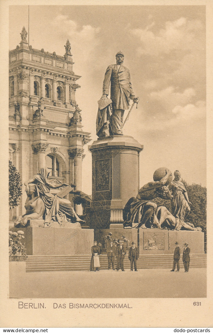 PC46455 Berlin. Das Bismarckdenkmal. L. Saalfeld. No 631. B. Hopkins - Welt