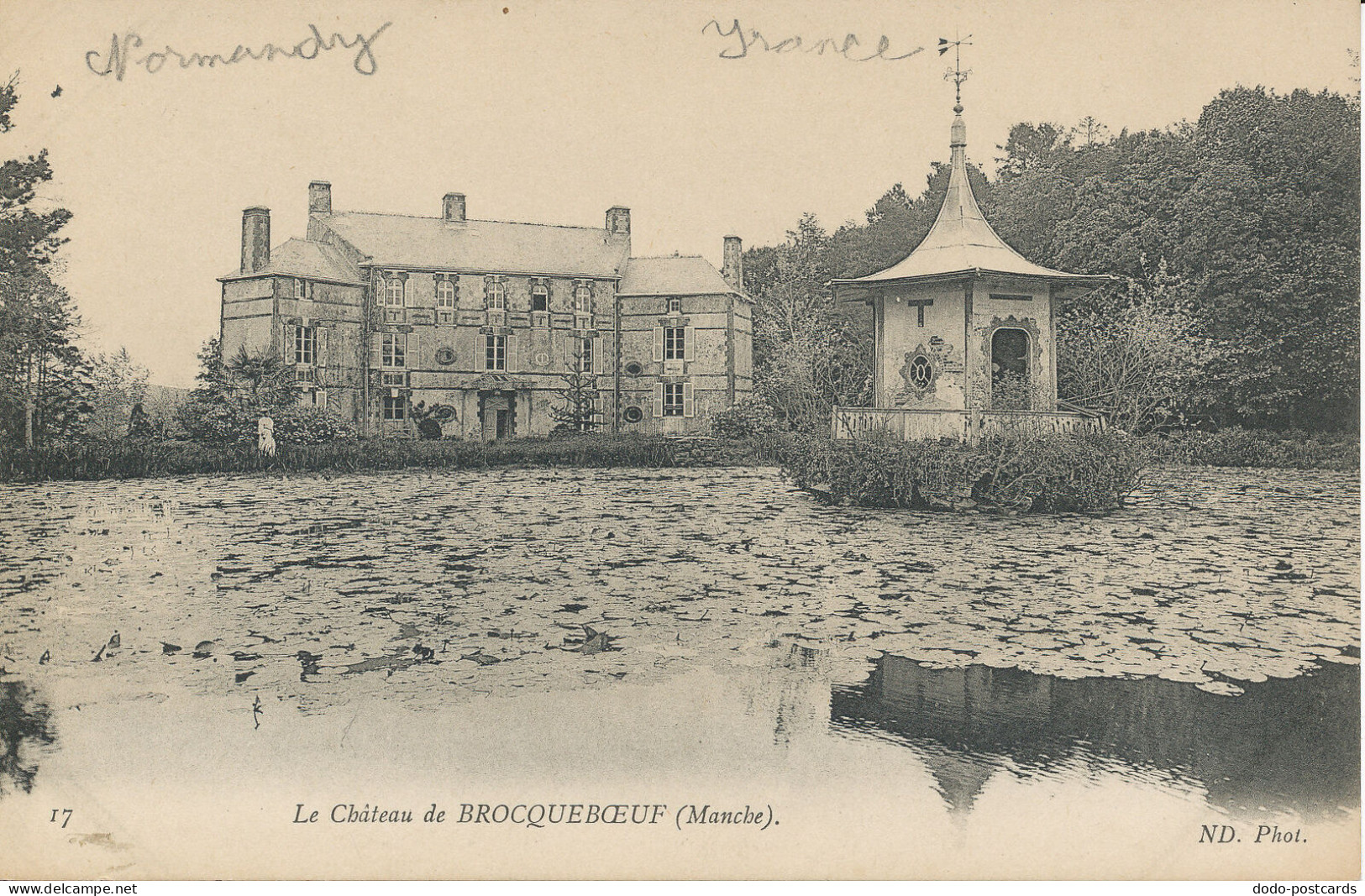 PC46925 Le Chateau De Brocqueboeuf. Manche. ND. No 17. B. Hopkins - Monde