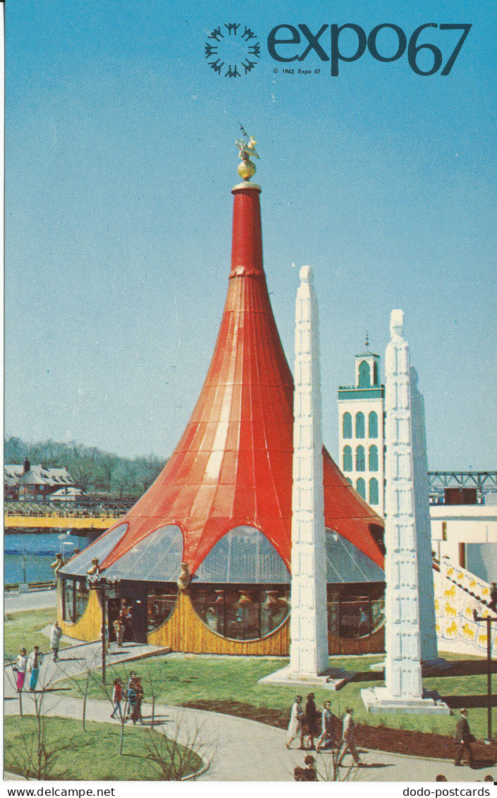 PC47317 Montreal. Canada. Pavilion Ethiopia. Plastichrome - Monde