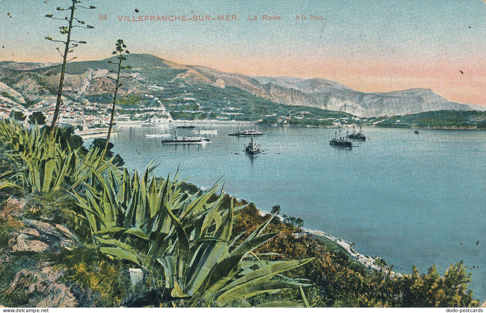 PC46590 Villefranche Sur Mer. La Rade. ND. No 84. B. Hopkins - Monde