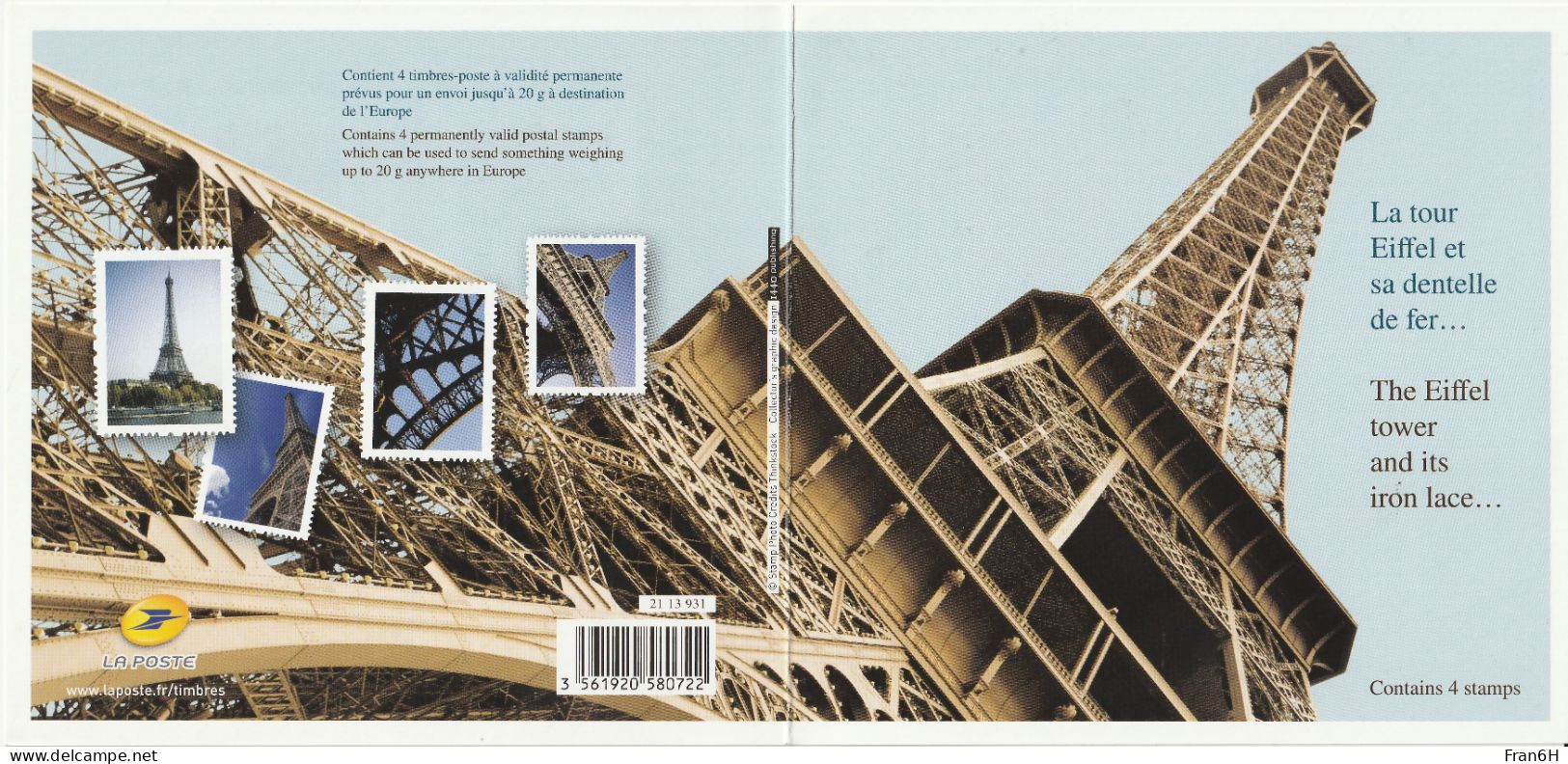 Collector - La Tour Eiffel Et Sa Dentelle De Fer - Neuf - Autoadhesif - Autocollant - - Collectors