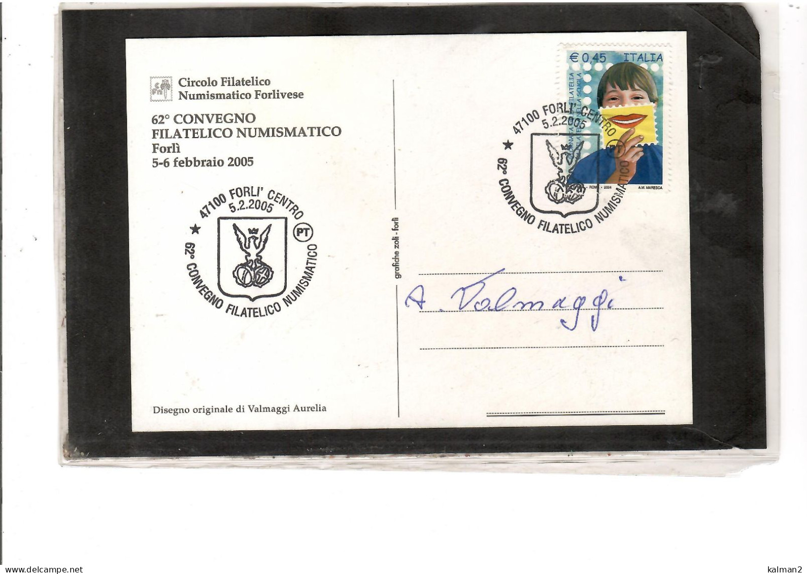 TEM20108BIS -  FORLI'  5.2.2005     /  62°  CONVEGNO FILATELICO NUMISMATICO CITTA' DI FORLI' - Briefmarkenausstellungen