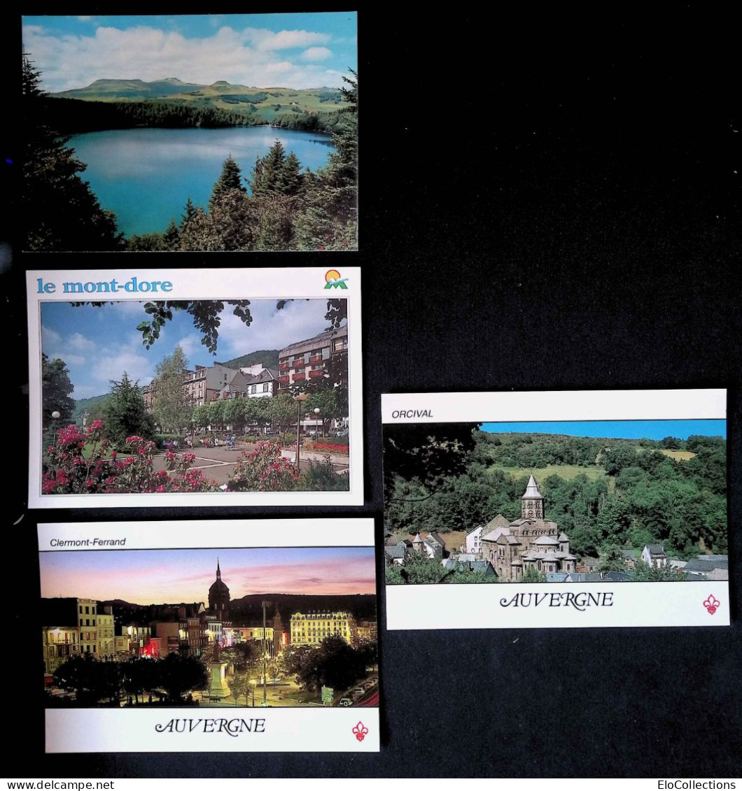 Cp, 63, Puy De Dôme, Mont Dore, Orcival, Clermont Ferrand, Lac Pavin, Cordes, Murol, LOT DE 8 CARTES POSTALES - 5 - 99 Cartoline