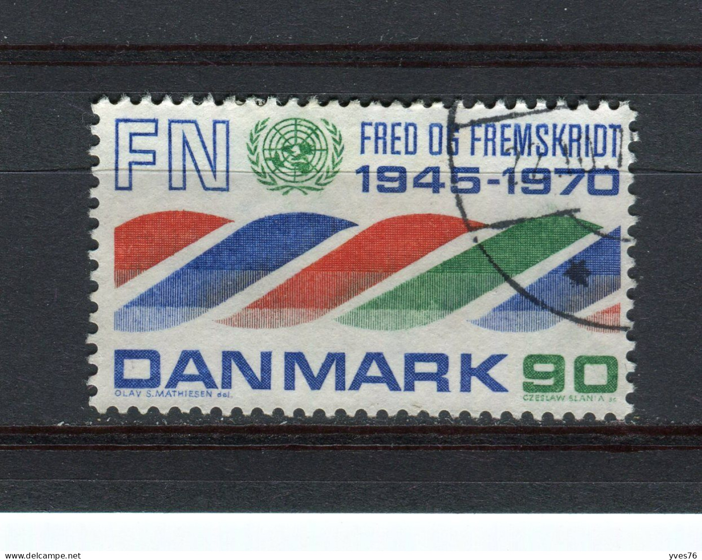 DANEMARK - Y&T N° 512° - O.N.U. - Gebruikt