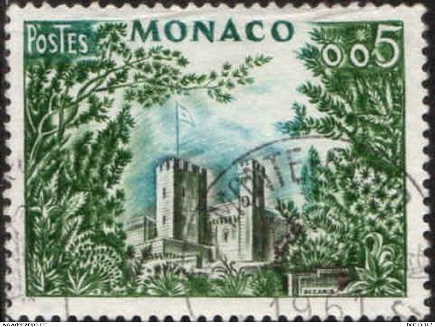 Monaco Poste Obl Yv: 538 Mi:644 Palais Princier (TB Cachet Rond) - Oblitérés