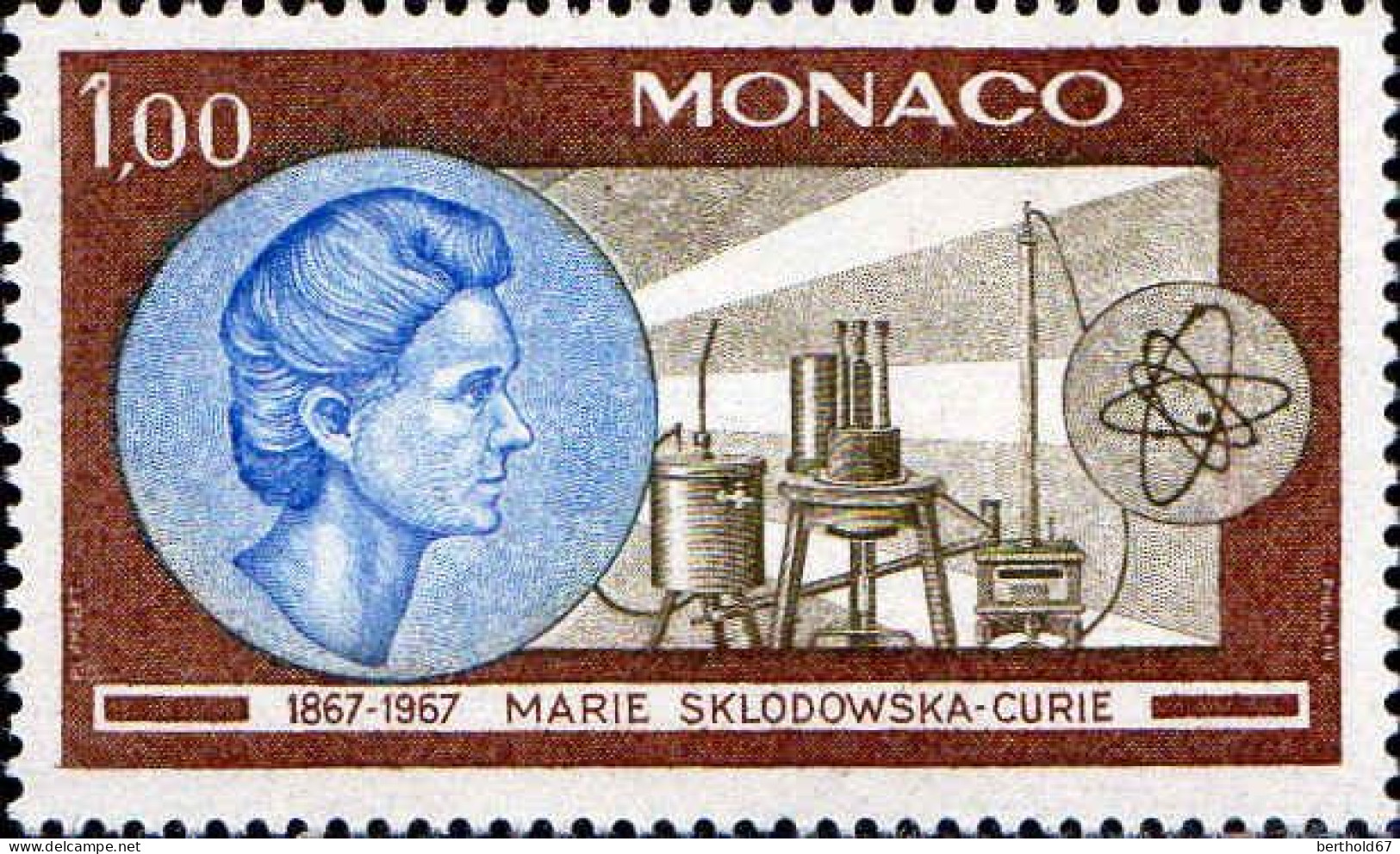 Monaco Poste N** Yv: 732 Mi:874 Marie Sklodowska-Curie - Neufs