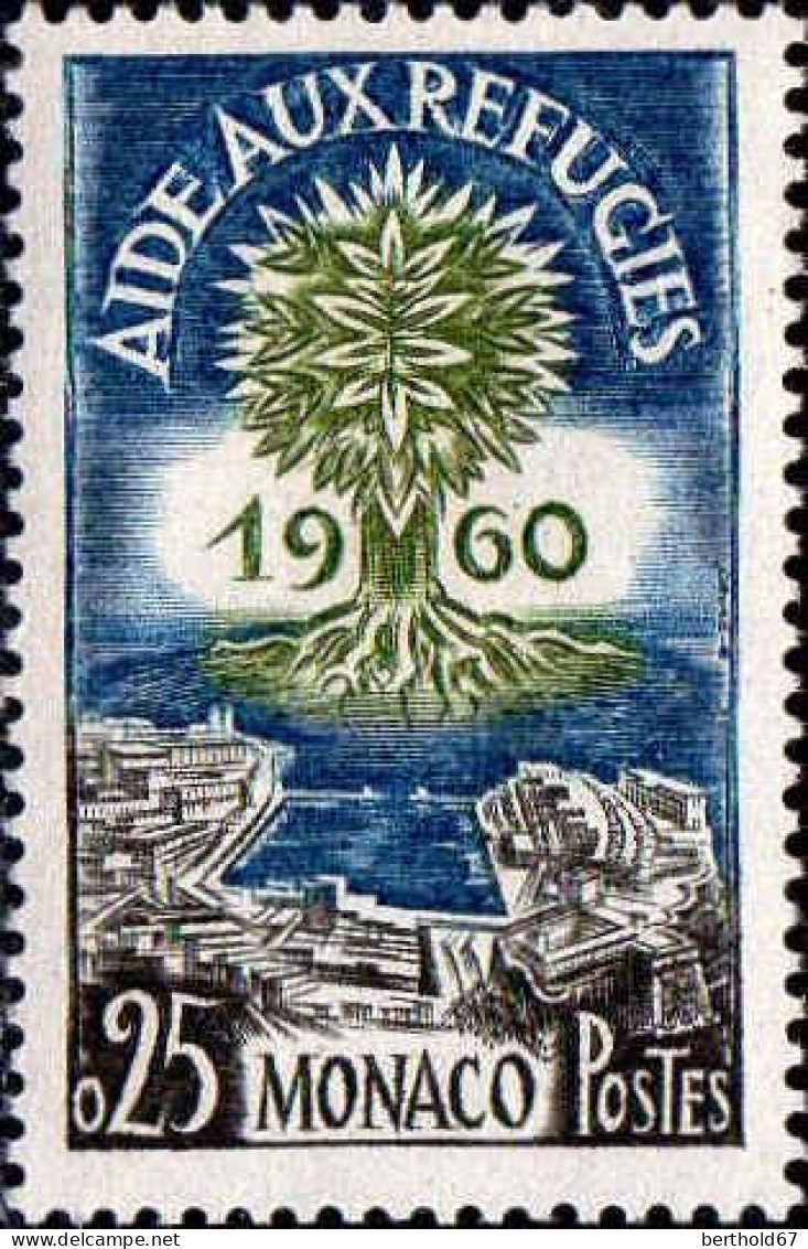 Monaco Poste N** Yv: 523 Mi:643 Aide Aux Réfugiés - Unused Stamps