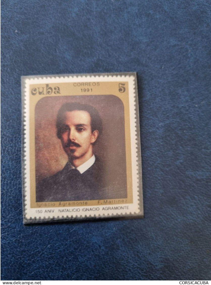 CUBA  NEUF  1991      IGNACIO  AGRAMONTE  //  PARFAIT  ETAT  //  1er  CHOIX  // - Unused Stamps