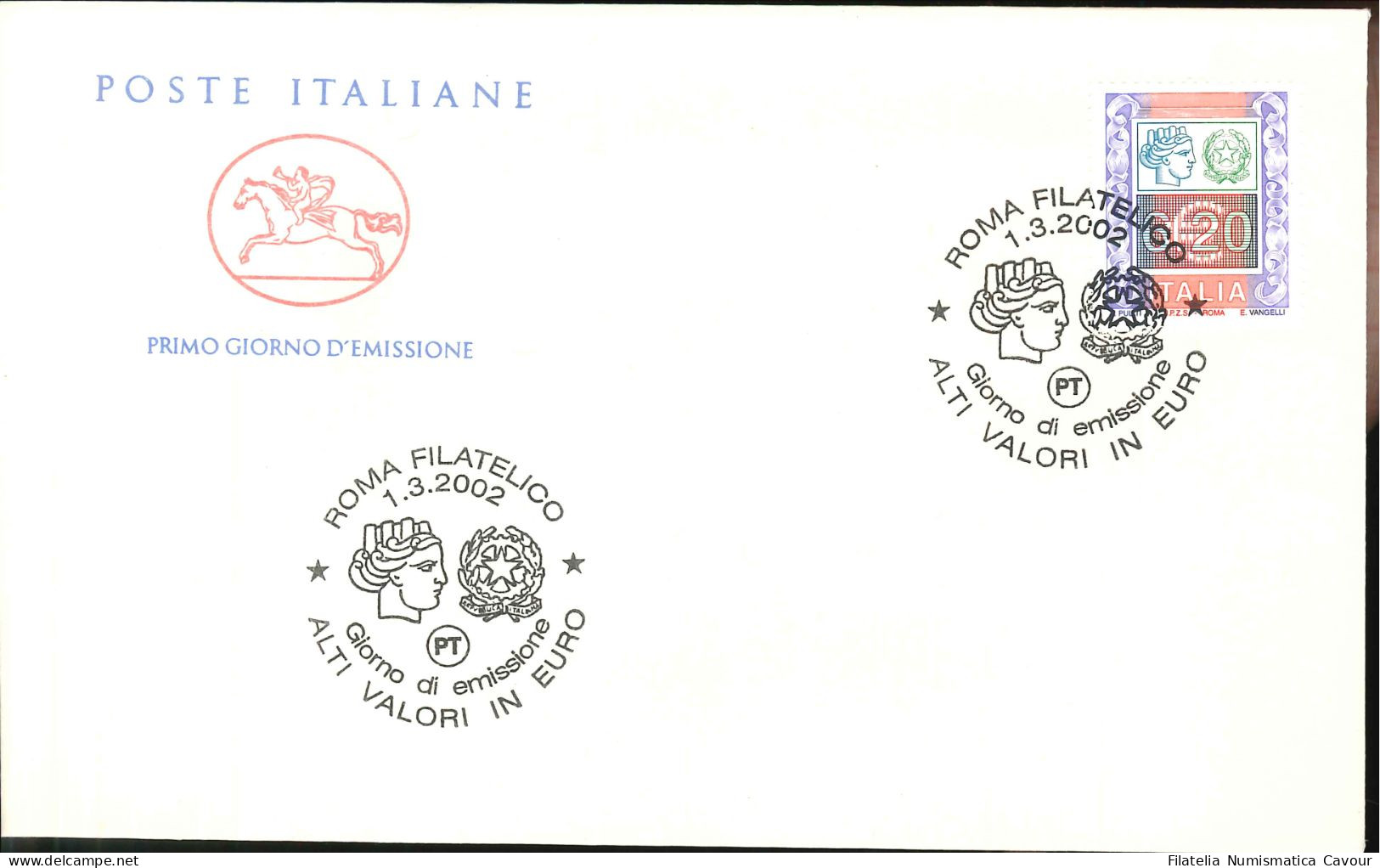 2002 - FDC Annata Completa 49 Buste "CAVALLINO" + Annulli Speciali  - VEDI VIEDO (1228) - FDC