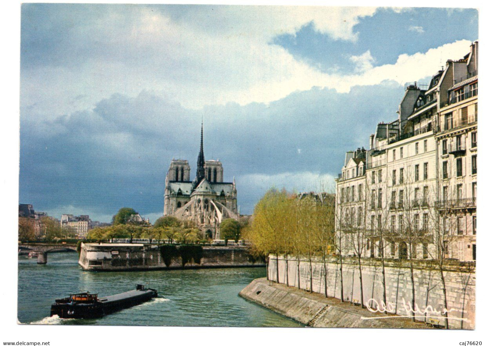 Paris, La Seine Et Notre-dame - Notre Dame Von Paris