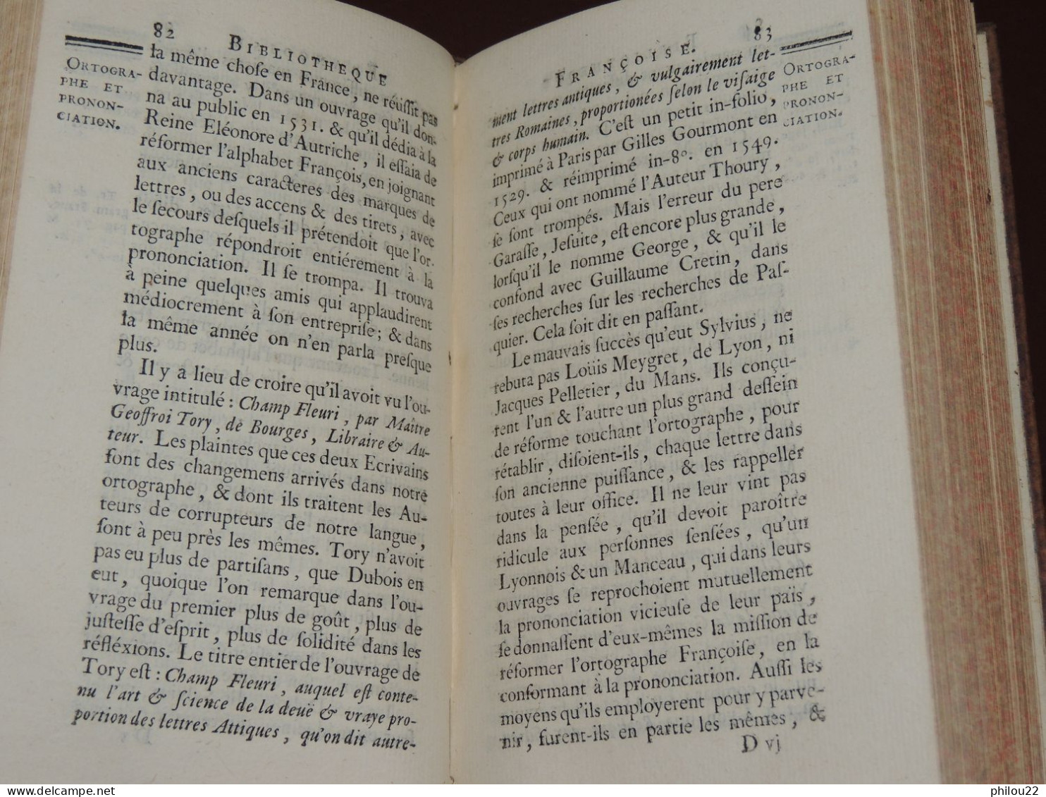 GOUJET  Bibliothèque françoise ou Histoire de la Littérature françoise 12 vol.  1741