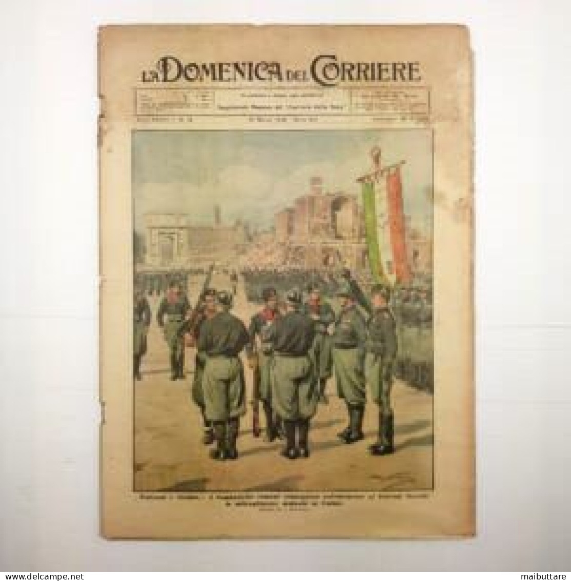 La Domenica Del Corriere ANNO XXVII - N.13 - 31 Marzo 1935  – XIII Veterani E Reclute - Collections