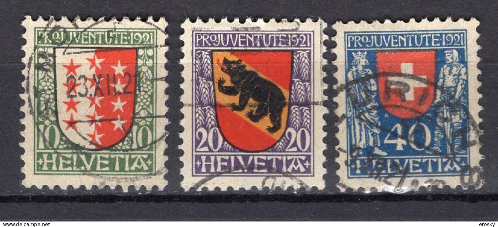 T2778 - SUISSE SWITZERLAND Yv N°185/87 Pro Juventute - Used Stamps