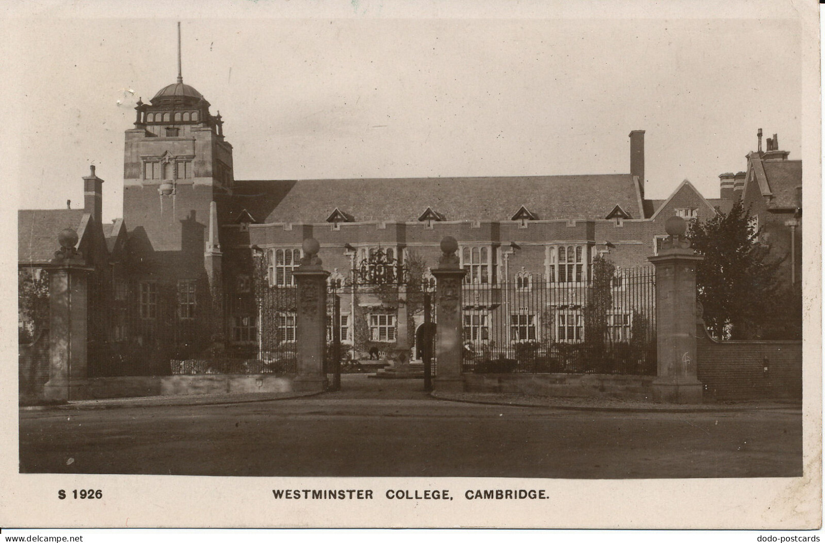 PC00386 Westminster College. Cambridge. 1909. RP - World