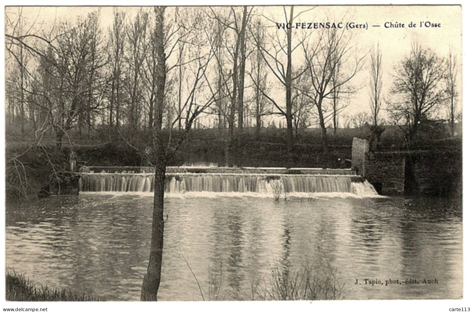 32 - B26304CPA - VIC FEZENSAC - Chute De L' Osse - Très Bon état - GERS - Vic-Fezensac