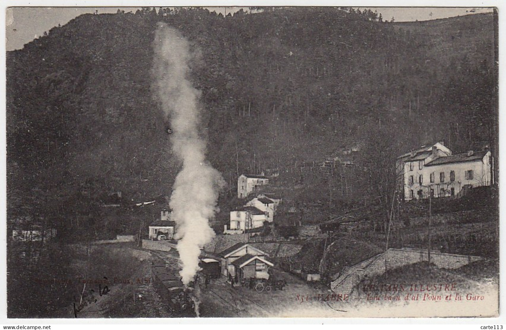 81 - T14074CPA - VABRE - La Gare Et Lou Baou D'al Poun - Parfait état - TARN - Vabre