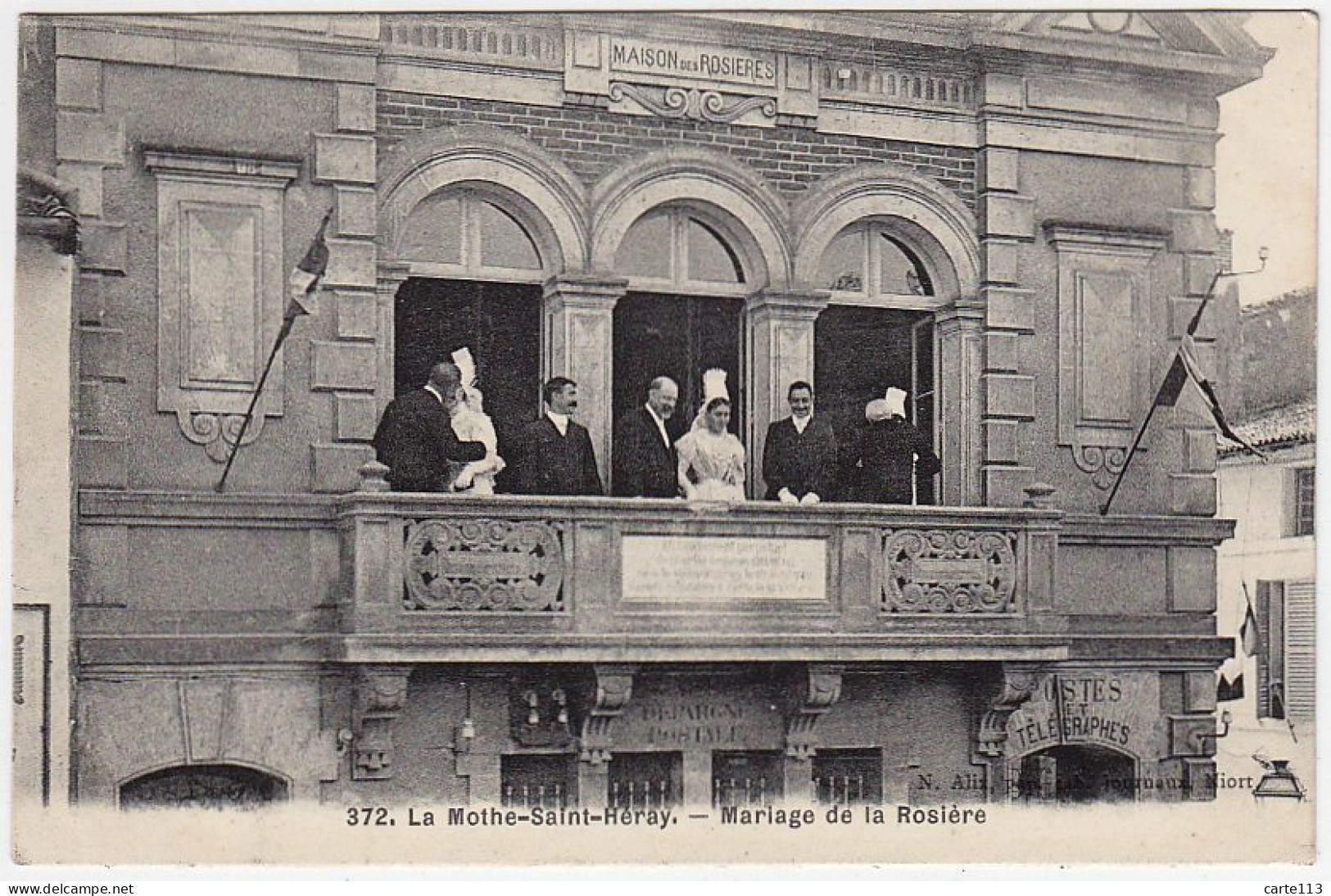 79 - T14093CPA - LA MOTHE SAINT HERAY - Mariage De La Rosiere - Très Bon état - DEUX-SEVRES - La Mothe Saint Heray