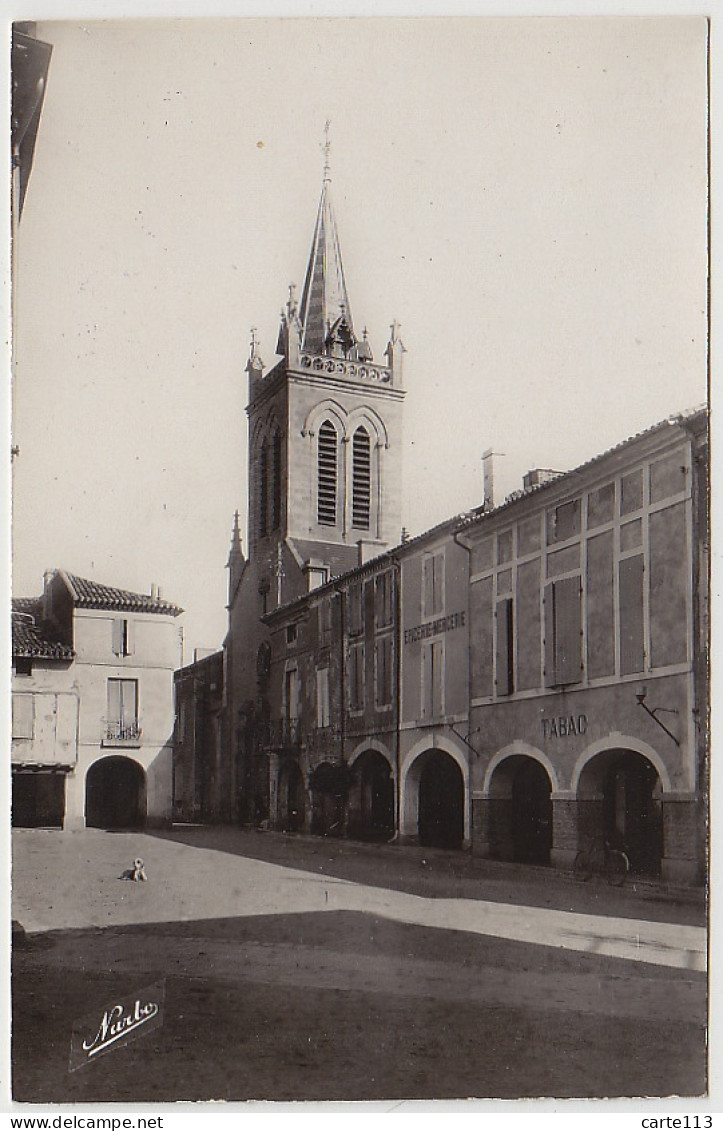 47 - B10908CPSM - DAMAZAN - Eglise - Tabac - Très Bon état - LOT-ET-GARONNE - Damazan