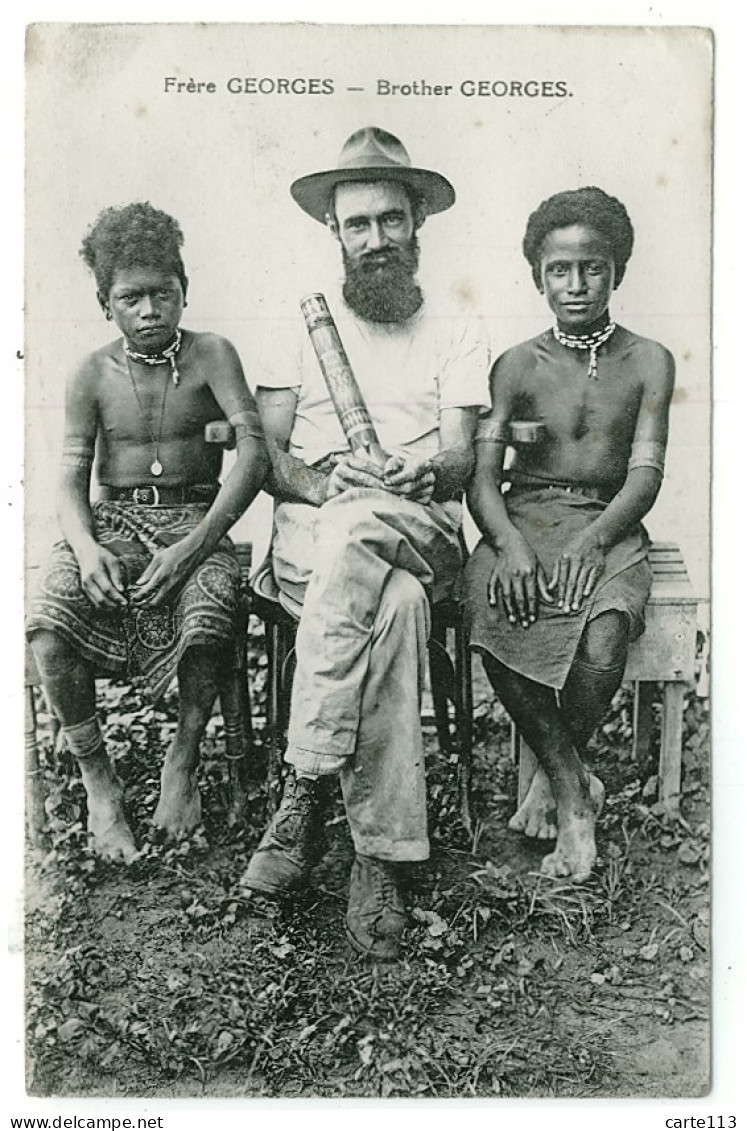 0 - T7382CPA - PAPOUASIE - NOUVELLE GUINEE - ISSOUDUN - Frère GEORGES - Brother GEORGES - Papus - Bon état - OCEANIE - Papua Nueva Guinea