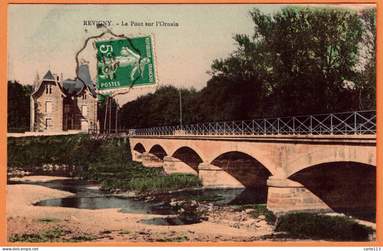 55 - B34079CPA - REVIGNY - Le Pont Sur Ornain - Très Bon état - MEUSE - Revigny Sur Ornain