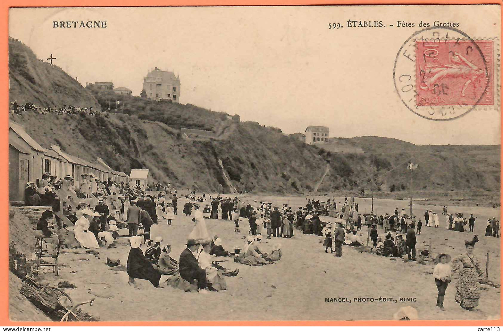 22 - B34431CPA - ETABLES - Fêtes Des Grottes - Très Bon état - COTES-D'ARMOR - Etables-sur-Mer