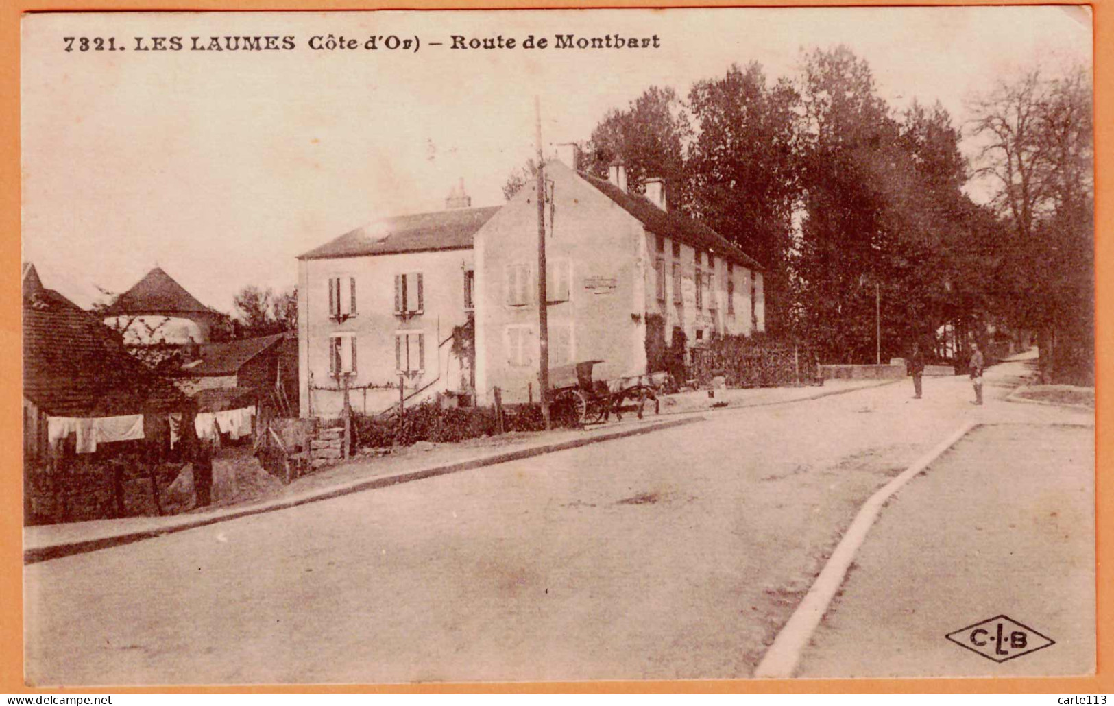 21 - B34062CPA - LES LAUMES - Route De Montbart - Très Bon état - COTE-D'OR - Autres & Non Classés