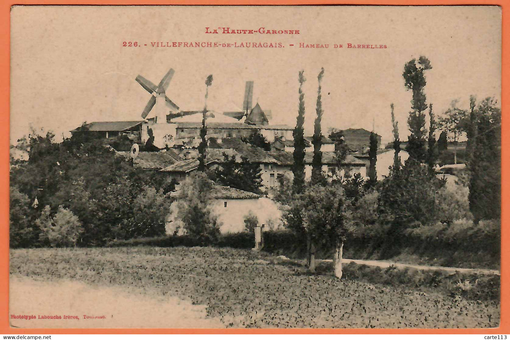 31 - B34069CPA - VILLEFRANCHE DE LAURAGAIS - Hameau De BARRELLES - Très Bon état - HAUTE-GARONNE - Autres & Non Classés