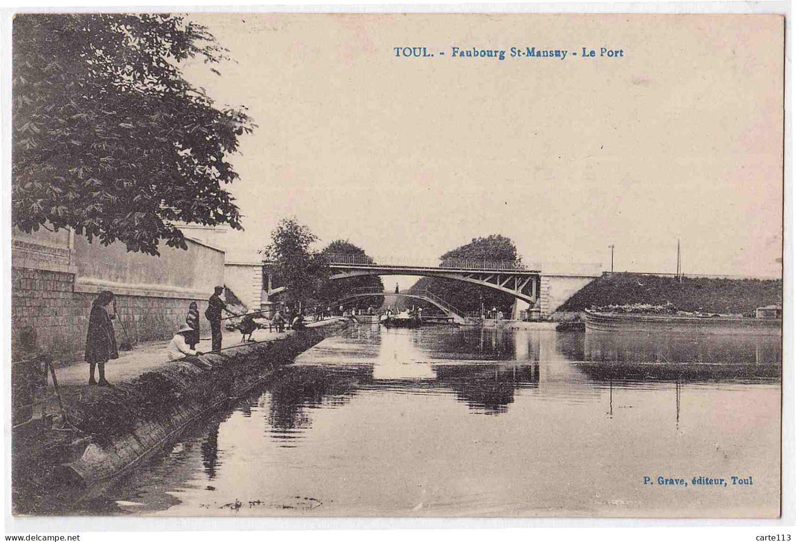 54 - B32689CPA - TOUL - Faubourg Saint Mansuy - Très Bon état - MEURTHE-ET-MOSELLE - Toul