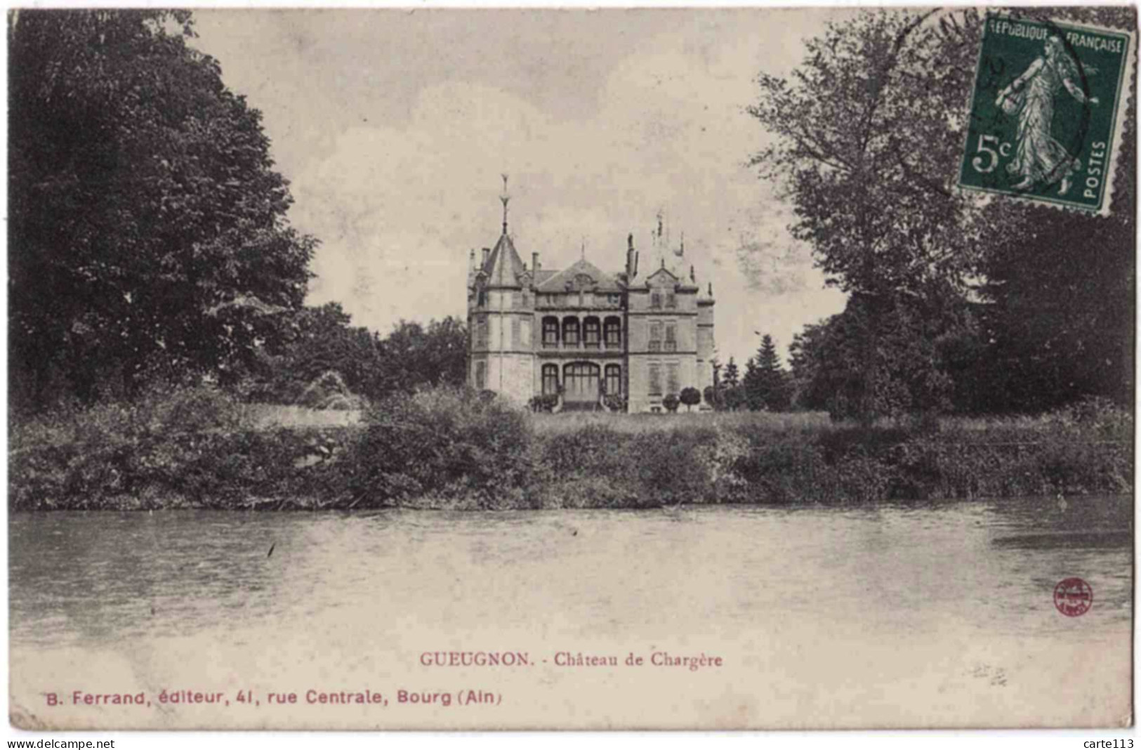 71 - B32162CPA - GUEUGNON - Chateau De Chargere - Très Bon état - SAONE-ET-LOIRE - Gueugnon