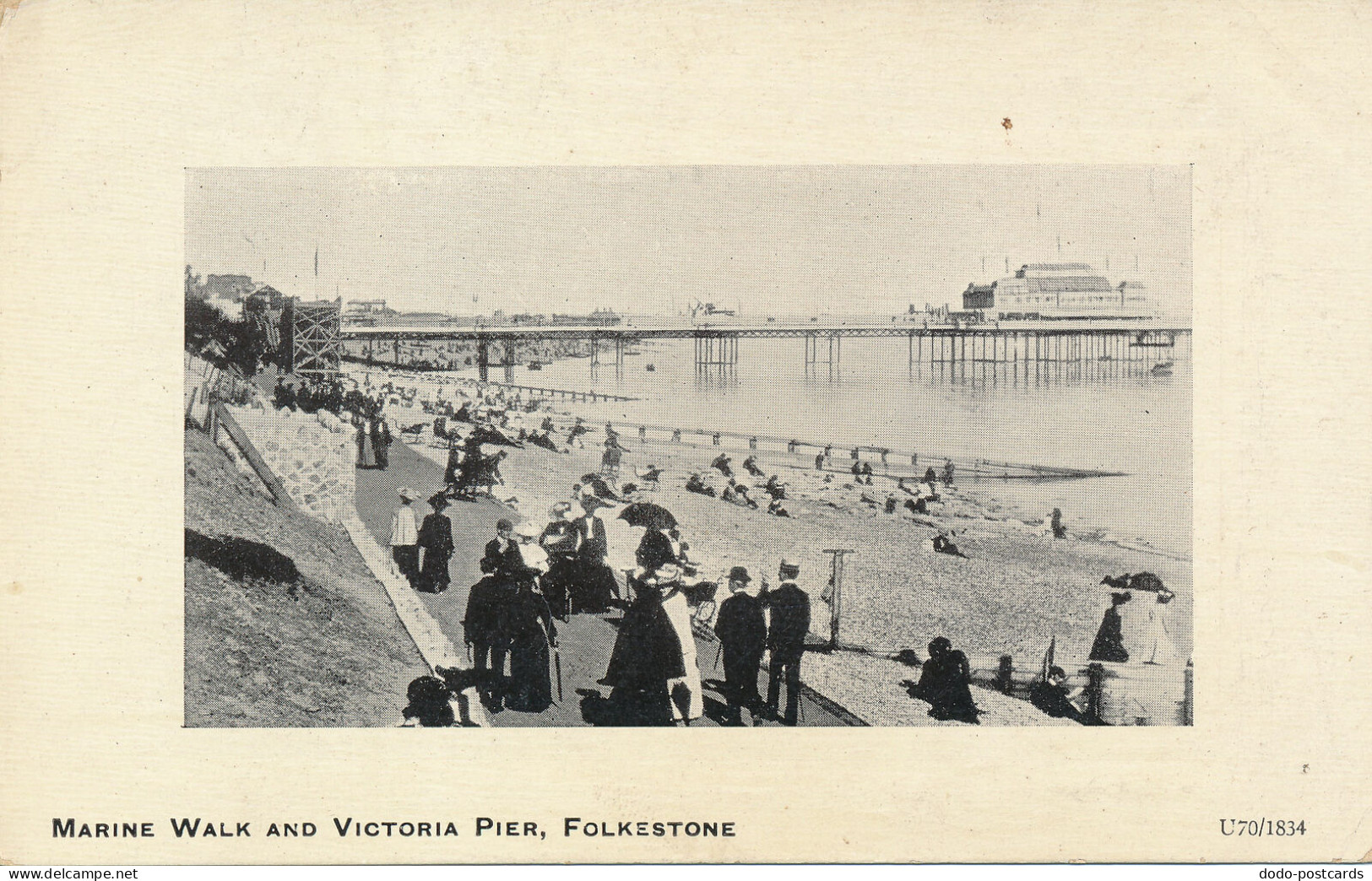 PC00198 Marine Walk And Victoria Pier. Folkestone. Arcadia - World