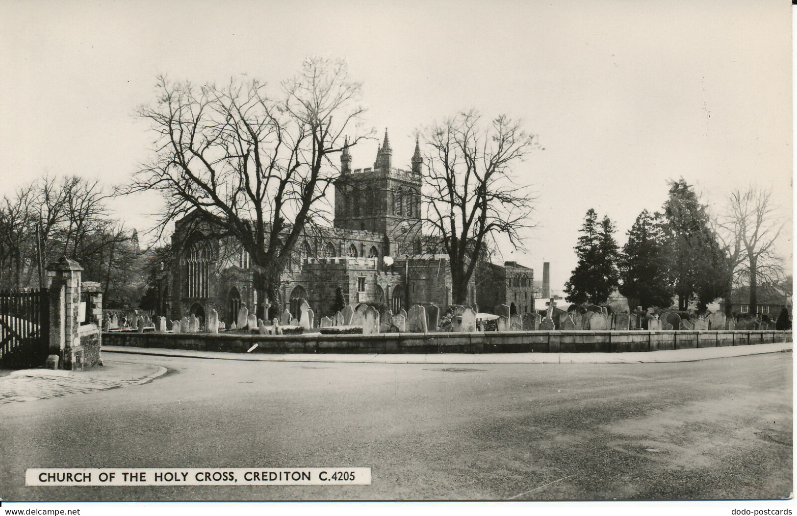 PC00079 Church Of Holy Cross. Crediton. Dennis Productions. RP - World