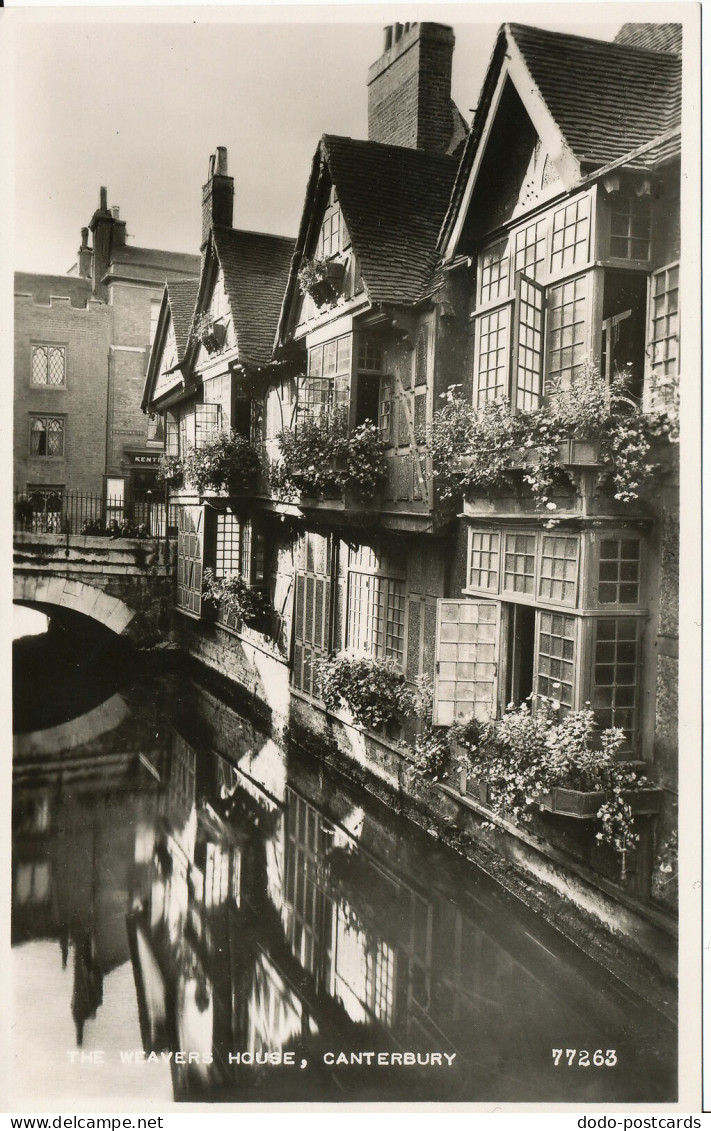 PC00119 Weavers House. Canterbury. Valentine. RP - World