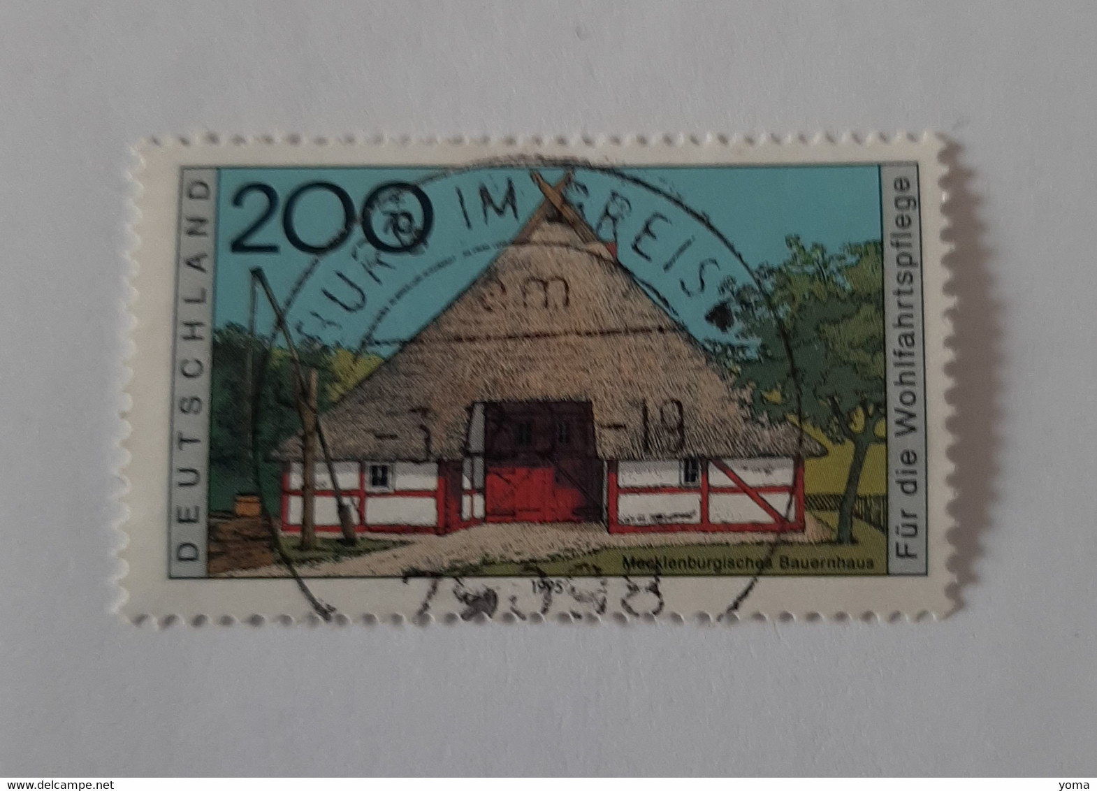 N° 1655       Ferme Du Mecklembourg - Usados