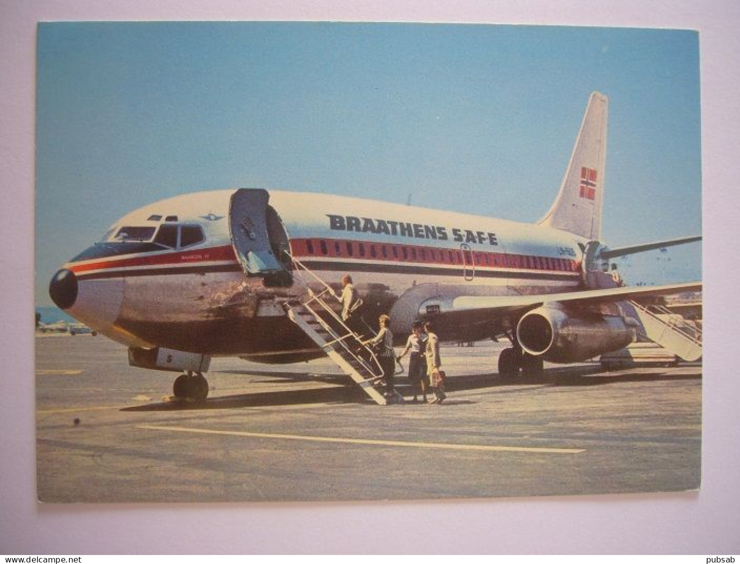 Avion / Airplane / BRAATHENS SAFE / Boeing 737-205 / Airline Issue - 1946-....: Ere Moderne