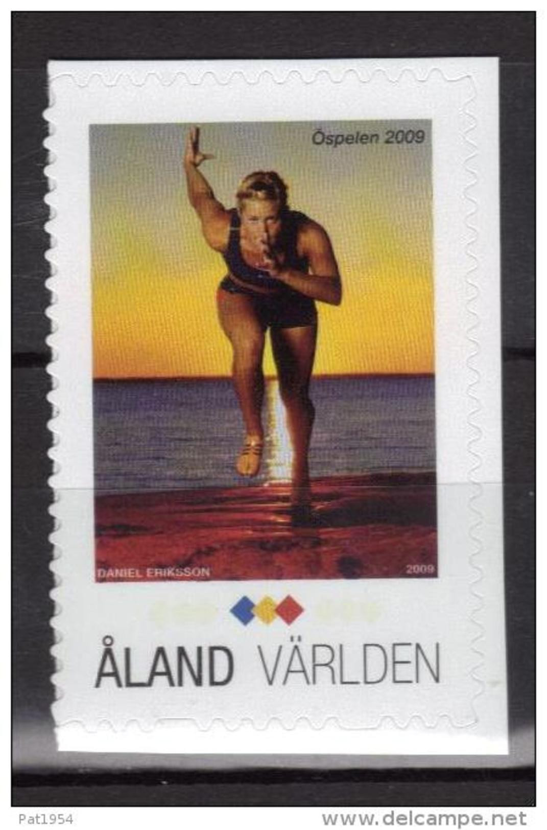 Aland 2009 N°314 Neuf Timbre Personalisé Sport Sprinteuse - Aland