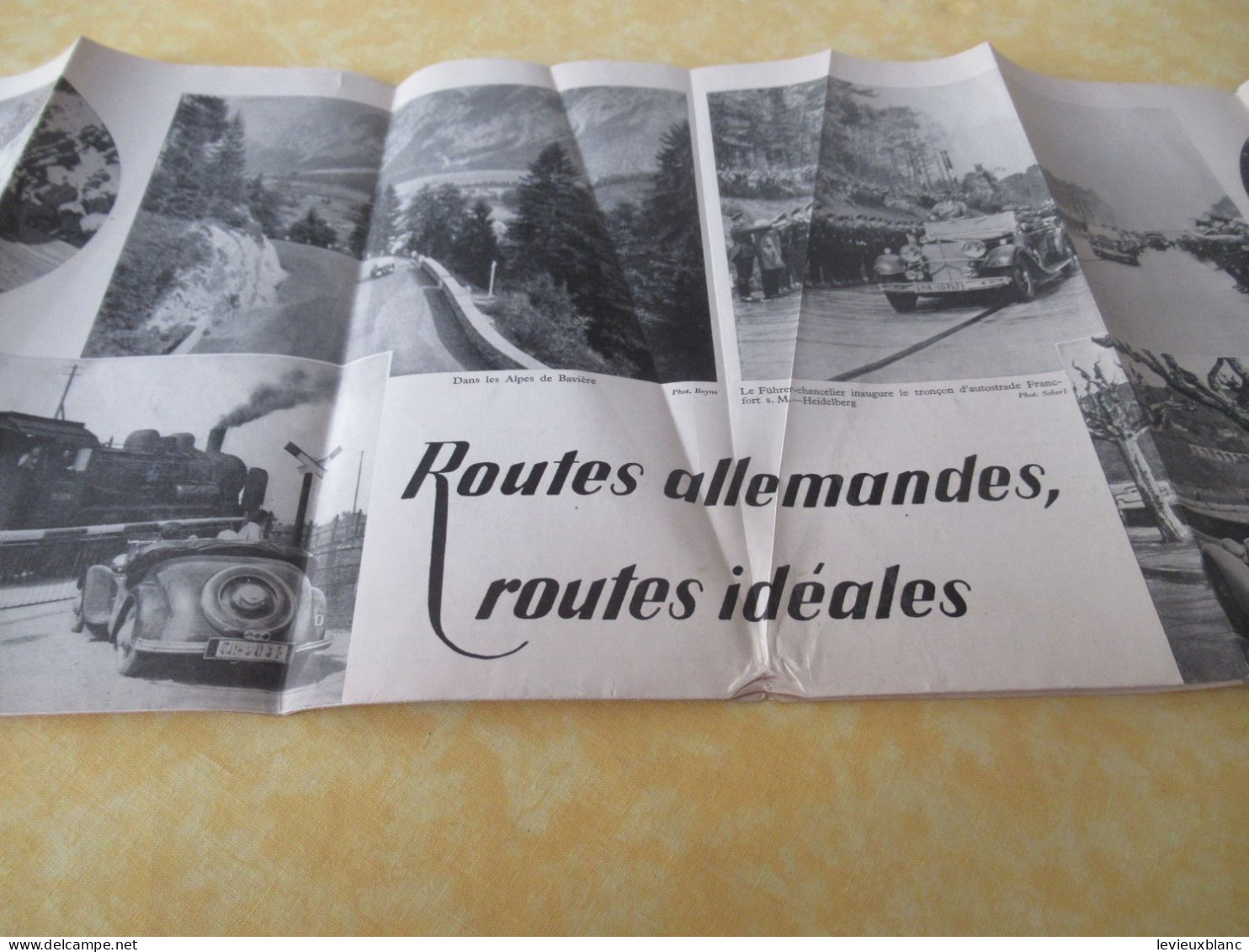 Carte Routière/Allemagne / "Routes Allemandes , Routes Idéales "/ Avant Seconde Guerre  Mondiale/ 1937            PGC563 - Deutschland Gesamt