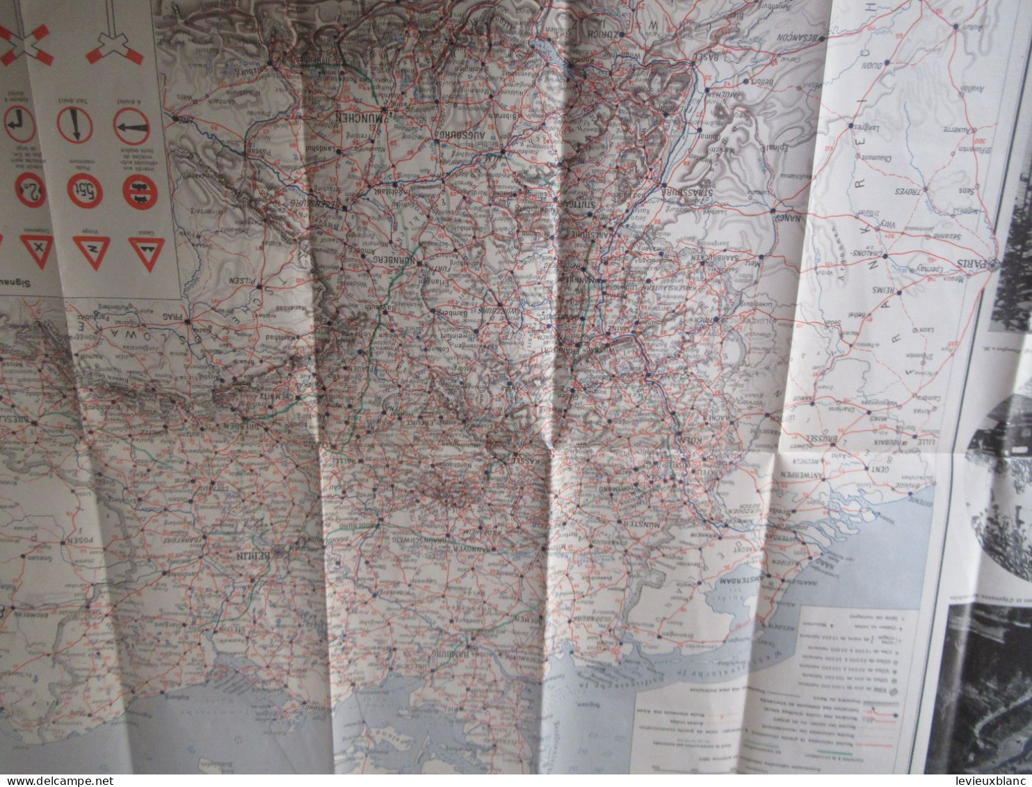 Carte Routière/Allemagne / "Routes Allemandes , routes idéales "/ Avant seconde Guerre  Mondiale/ 1937            PGC563