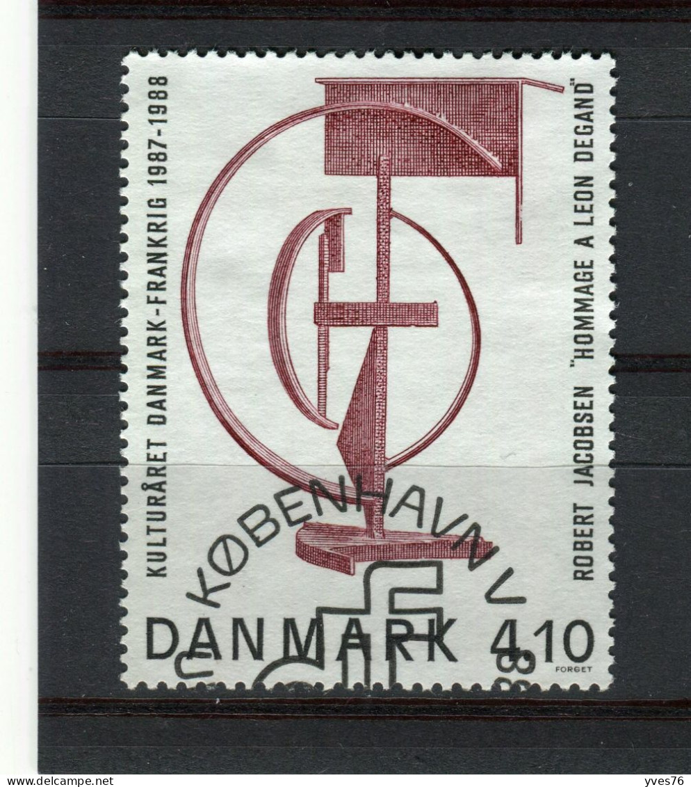 DANEMARK - Y&T N° 931° - Année Culturelle France-Danemark - Oblitérés